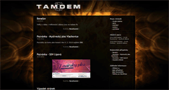 Desktop Screenshot of galerie.tamdem.cz