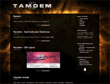 Tablet Screenshot of galerie2.tamdem.cz